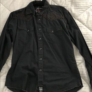 Rock 47 snap button up